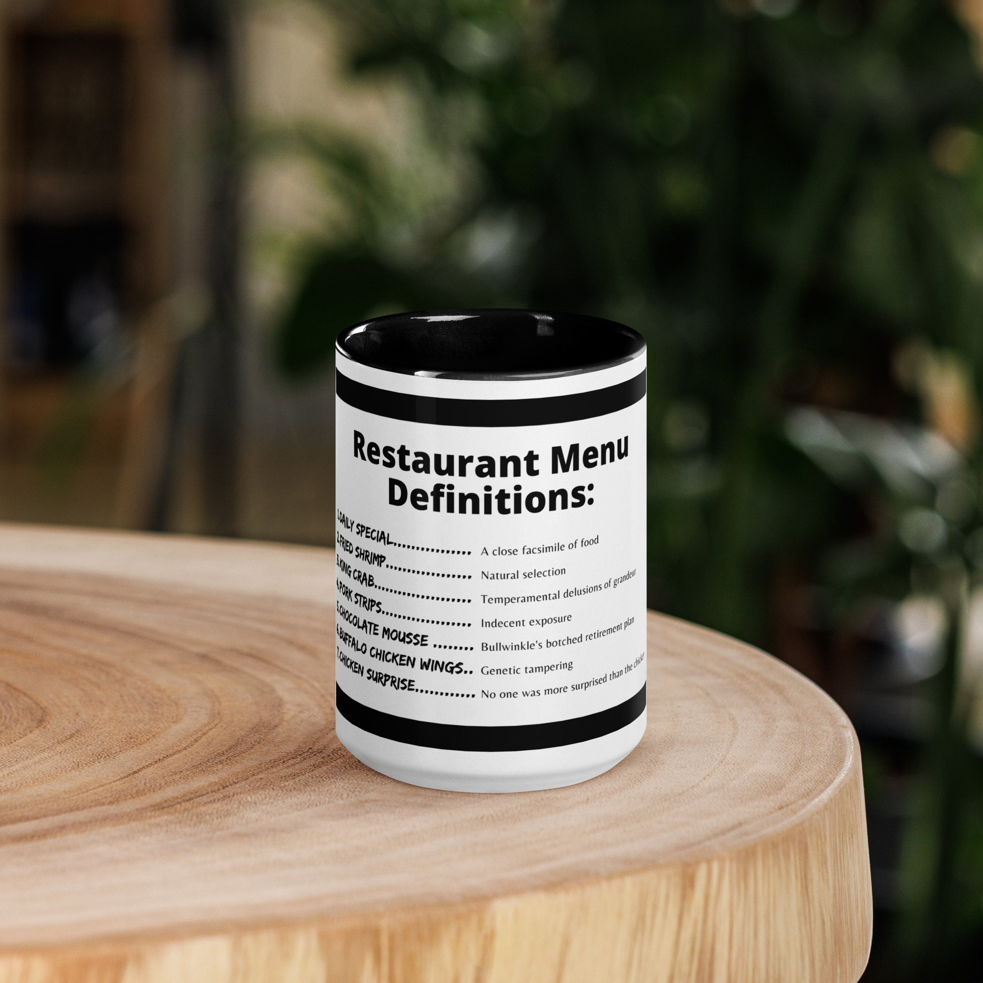 Menu Mug with Color Inside - Image 4