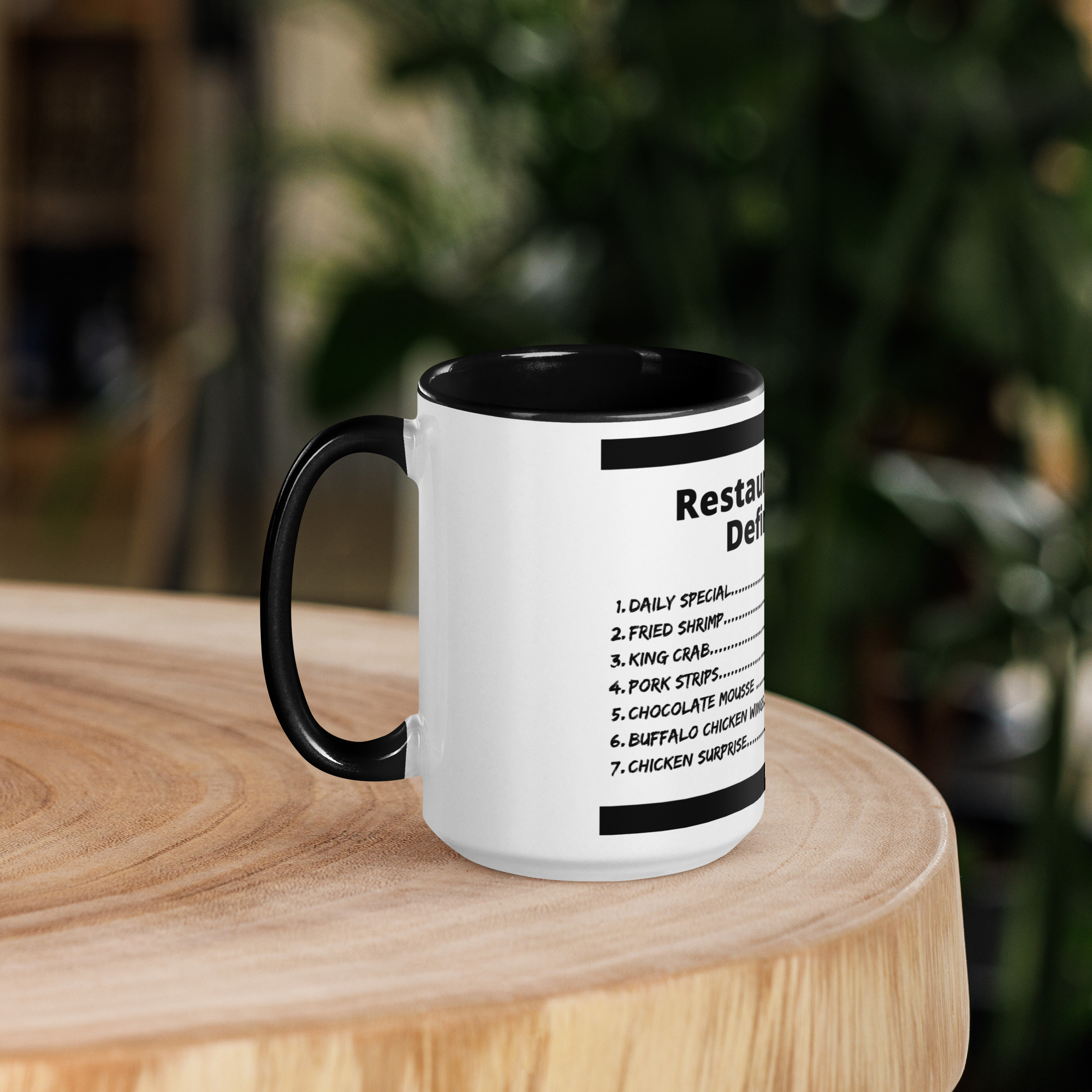 Menu Mug with Color Inside - Image 5